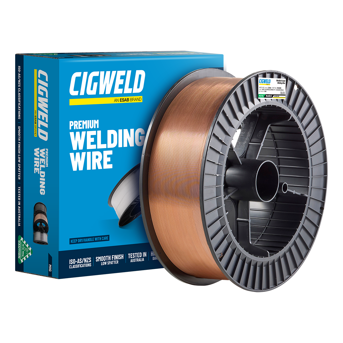 CIGWELD WELDSKILL MIG WIRE MILD STEEL 70-S6 - 8IN SPOOL 5KG – Eng ...